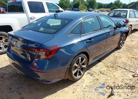 2025 Honda Civic Hybrid Sport/Sport Touring from USA, damaged, VIN 2HGFE4F86SH348076